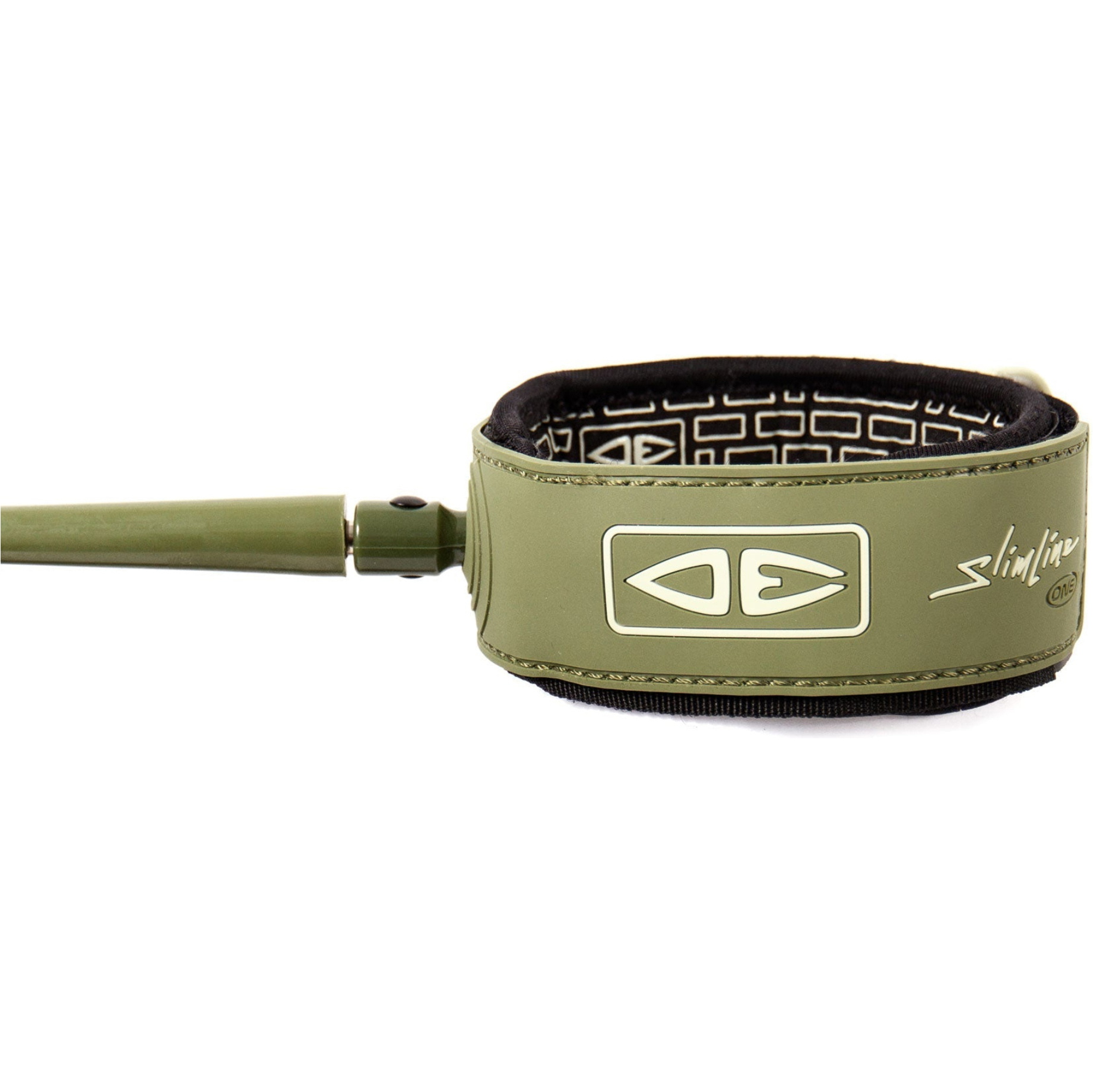 2026 Ocean And Earth Slim Line One-Xt Letvægts- Comp -surfboard-leash På 6 Fod LSC60XT-OLI - Olive